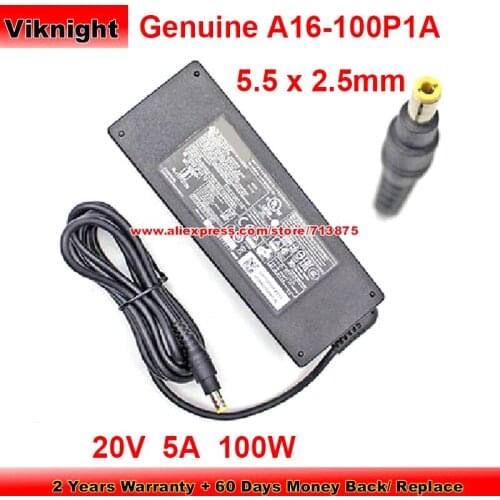 Genuine A16-100P1A 100W Charger 20V 5A AC Adapter A100A008L for Toshiba THUNDERBOLT 3 DOCK DOCKING STATION PA5281U-1PRP