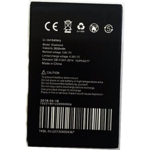 Original Original battery 2650mah 3.8v Battery For Umi Diamond Diamond x Cellphone batteries