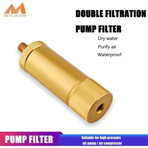 PCP Paintball Hand Air Pump Filter M10x1 Thread with Cotton Elements 300bar 4500psi Water-Oil Separator Filtering Purify Air