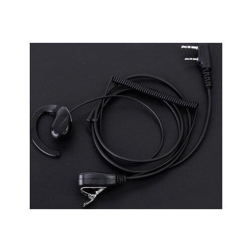 PPT K port earpiece ptt mic headset for handheld walkie talkie uv-5r BF-888S Kenwood Accessories Walkie Talkie earphone of radio