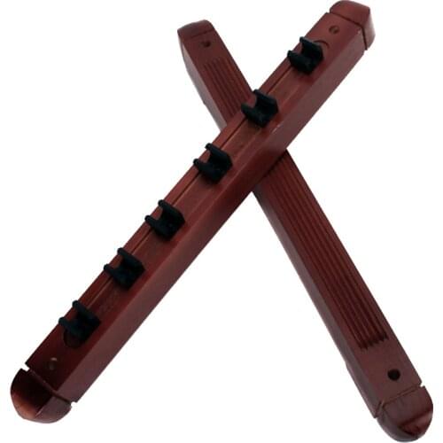 Roman Style 6 Place Wall Mount / Pool Holder / Billiard Cue Cue