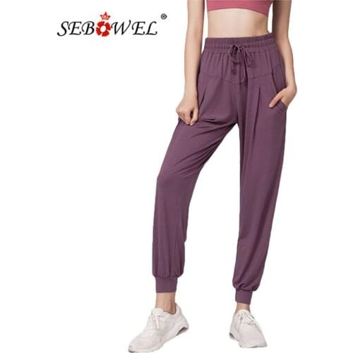 Женские брюки с высокой талией SEBOWEL China At AliExpress