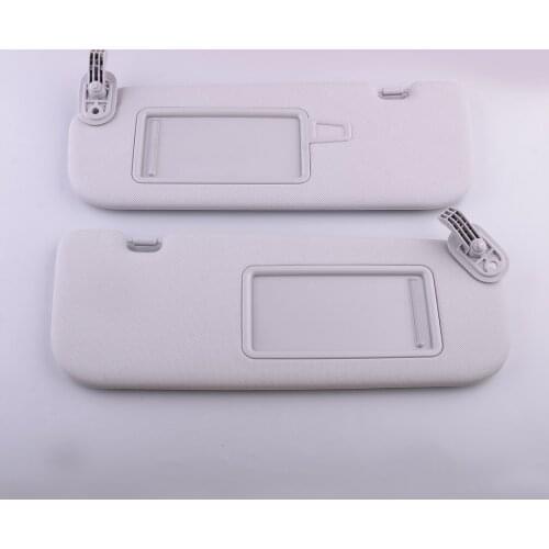 Gray 1 Pair Left & Right Car Sun Visor Fit For Hyundai Elantra 2011 2012 2013 2014 2015 852103X000TX 852203X000TX