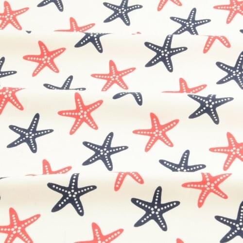 Booksew Christmas Star Design 100% Cotton Twill Fabric Sewing Cloth Quilting Bedsheet Baby Patchwork Doll Craft Home Pillow Tela