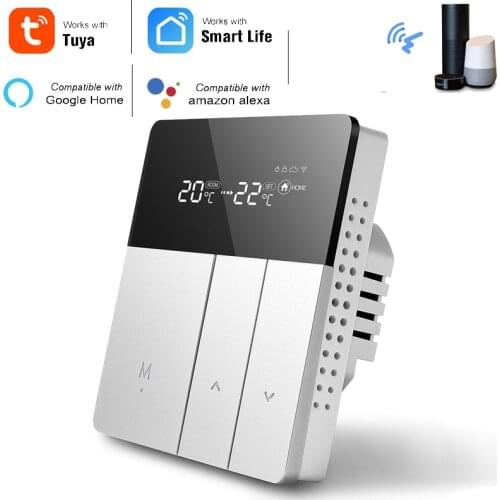 Tuya Smart WiFi Thermostat Temperature Controller for Water Electric Floor Heating Works With Alexa Google Home