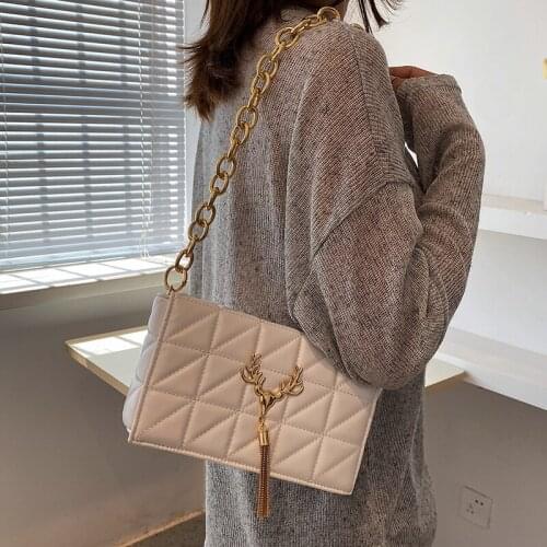 Pu Leather Chain Women Handbags High Quality Ladies Small Travel Crossbody Bags for Women Fashion Female Shoulder Messenger Bag