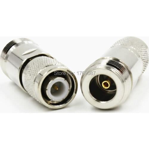 10PCS N Female Jack to TNC Male Plug RF Coaxial Adapter Connector