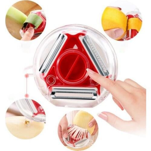 3 in 1 Peeler set Slicer Shredder Peeler Julienne Cutter Multi Stainless Steel Blade Grater Zesters Kitchen Tool