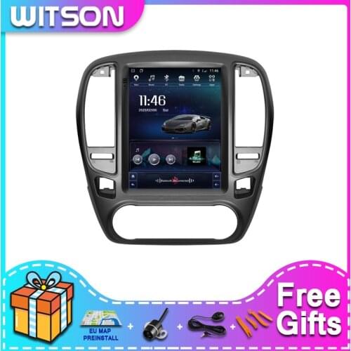WITSON TESLA VERTICAL SCREEN Android 11 Car DVD Player For NISSAN SYLPHY/BLUEBIRD 2008-2012 4RAM 64ROM Car Multimedia Player