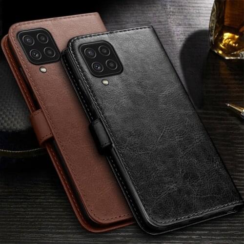 Samung a 22 4g case book style leather magnetic stand flip case on for samsung galaxy a22 4g sm-a225f/ds 6.4'' card wallet coque