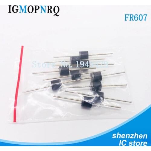 20PCS/Lot FR607 6A 1000V Fast Recovery Diodes New