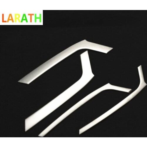 For Suzuki S-cross scross SX4 2014 2015 2016 2017 car stick styling cover ABS Chrome door Armrest handrail Trim frame lamp 4pcs