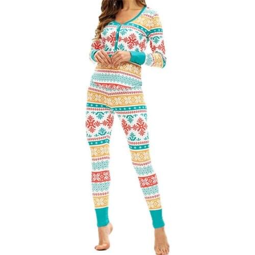 2 Pieces Suit Set, Women’ s Floral Print V-Neck Long Sleeve Top and Trousers, Light Blue/Red/Yellow