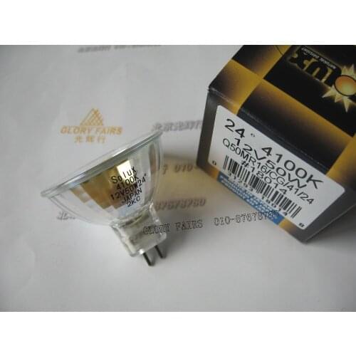 EIKO SOLUX 4100K 12V50W 24D natural daylight halogen bulb,Q50MR16/CG/41/24,display photo,12V 50W glass cover low voltage lamp