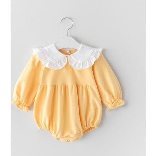 Infant Baby Spring Autumn Clothing Long Sleeve Soild High Quality Newborn Clothing Newborn Girl Boy Clothes Bebes 2021 Clothing