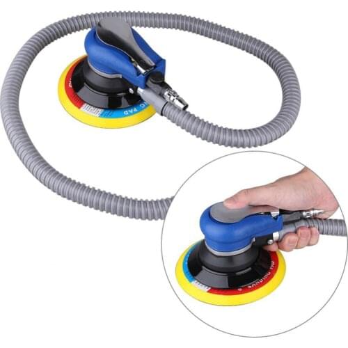 ANENG Air Random Orbital Palm Sander For 6"150mm Pad Pneumatic Tool With Dust Collection Hose Polisher Sanding Polishing Tool