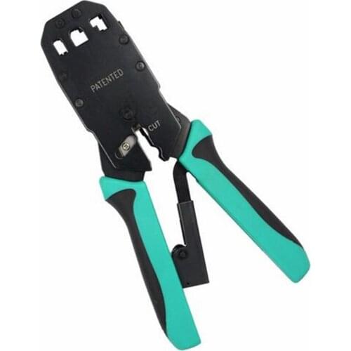 Practical CP-200R Professional Pressing Line Pliers Crimping Cuts Tool Network Cutters Modular Crimps Strips Cuts Hand Tools