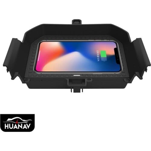 QI Car Wireless Charger For BMW 5/6 GT 2017-2019 Intelligent Infrared Fast Wireless Charging Car Phone Holder for iphone Samsung