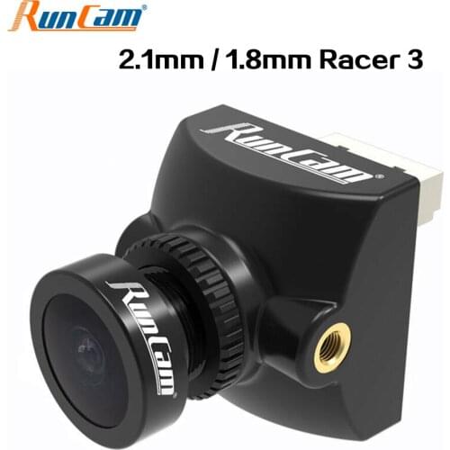 RunCam Racer 3 Mini FPV Camera CMOS 1000TVL Super WDR 6ms Latency 1.8mm/2.1mm for FPV Racing Drone