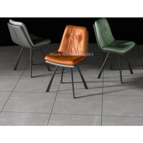 Nordic dining chair home net celebrity restaurant wrought iron back chair light luxury modern minimalist dressing and makeup sto