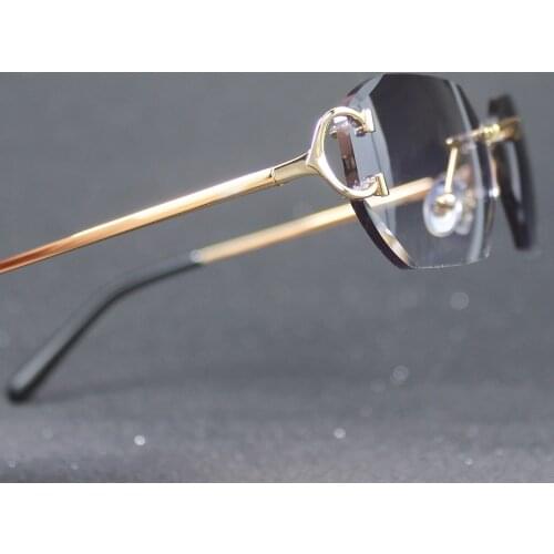 Diamond Cut Sunglasses Women and Men Carter Glasses Decoration Gafas De Sol Luxury Designer Piccadilly Shades for Driving