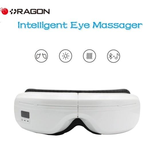 Vibration Eye Massager Electric Bluetooth Eye Care Device Fatigue Relieve Heating Massage Fatigue Hot Compress Therapy Massager