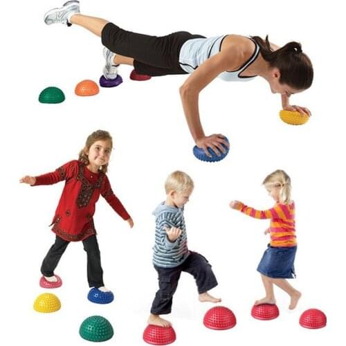 Funny Balance Ball Physical Fitness Exercise Outdoor Sport Toys For Children Kids Game Durian Yoga Balls Training Equipment