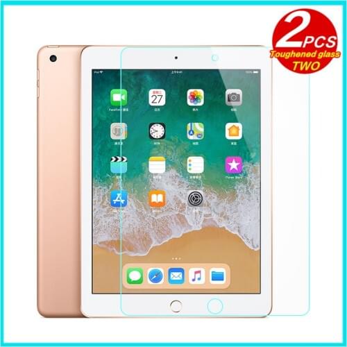 Tempered Glass membrane For iPad 9.7 inch 2018 Steel film Tablet Screen Protection Toughened for New iPad 9.7" A1893 A1954 Case