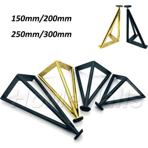 1pc Metal Furniture Legs As Replacement for Sofa Office Couch Cabinet TV Stand Legs Stainless Steel Black or Gold Furniture Feet