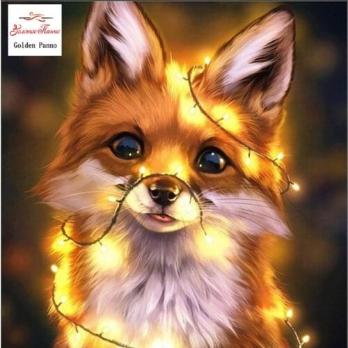 GOLDEN PANNO Diamond Painting Full Square 5D Diy Daimond Embroidery Diamant Mosaic Sale Displasy Broderie Diamant Dog 03