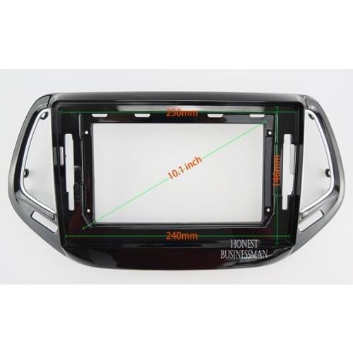10.1 Inch Audio Frame Car Radio Fascia,GPS Navigation Fascia Panel Is Suitable 2017 JEEP COMPASS