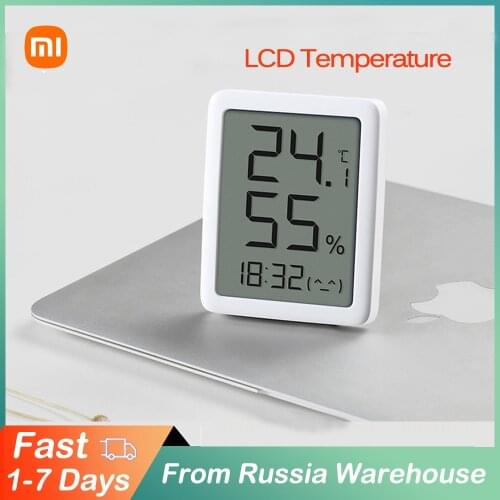 Xiaomi Miaomiaoce E-ink Screen LCD Large Digital display Thermometer Hygrometer Clock Timmer watch Temperature Humidity Sensor