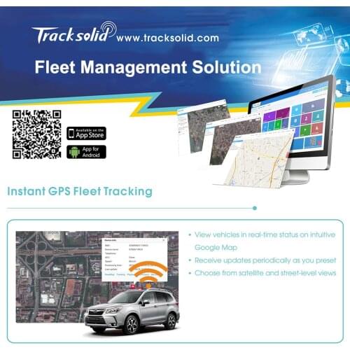 Concox Profesional GPS Tracking Software Tracksolid With Instant GPS Fleet tracking ,Review History,Geofences,Insightful Reports