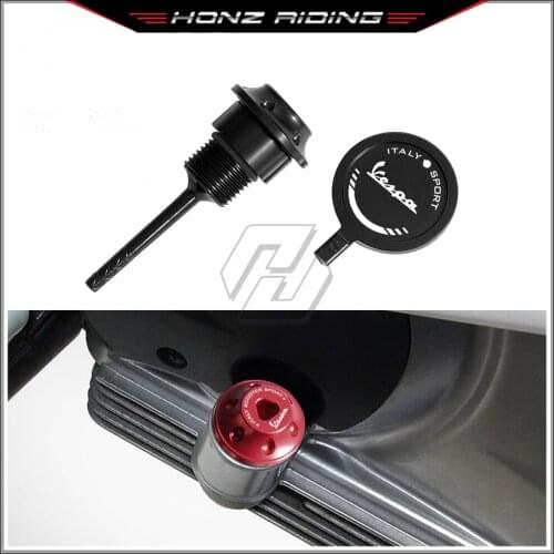 For Vespa GTS200 GTS250 GTS300 2013-2017 Motorcycle Dipstick Oil Screw Drain Plug Cap