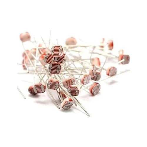 100pcs 12528 Light Dependent Resistor LDR 12MM Photoresistor Photosensitive GL12528 Photoconductive resistance
