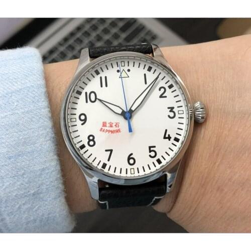 GEERVO Men's Watch With Leather Strap