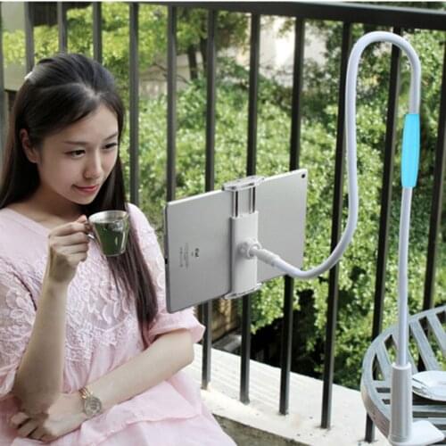 100cm Long Arm Lazy Flexible Adjustable Bracket Holder For iPhone 7 6S Plus For Ipad Samsung LG Tablet Stand Within 4-10.5 Inch