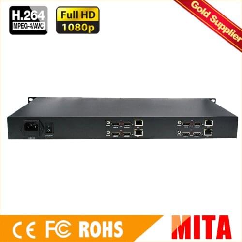 HD H.264 MPEG-4 AVC 1U 4 Channels hdmi encoder for Live Broadcast to Youtube Wowza Facebook Ustream