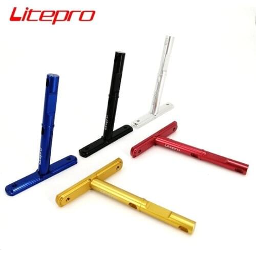 Litepro Aluminum Alloy Bottle Holder Bracket 33.9mm 31.8mm Seatpost Water Bottle Mount Folding Bike Part 5Color