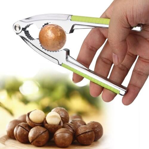 NICEYARD Stainless Steel Nutcracker Multi-Function Quick Walnut Cracker Sheller Opener Nut Cracker Pine Pecan Hazelnut Plier