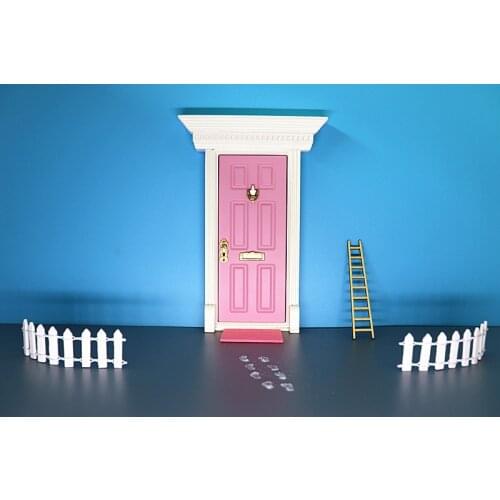 Miniature Fairy Garden Door Accessories Kit Figurin Door Can Open Wide