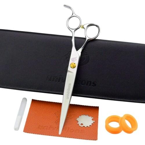 Univinlions 7 Inch Pet Shears Pet Cutting Scissors Set Animal Hair Styling Tools Dog Cat Hair Trimming Scissor Pet Grooming tool
