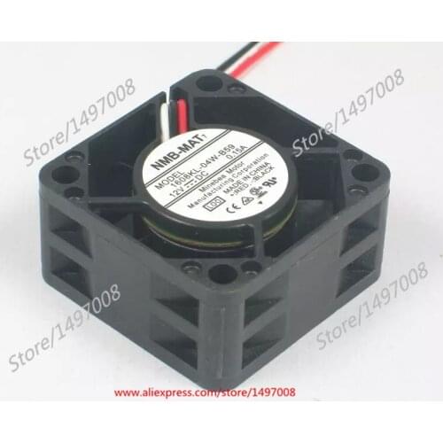 NMB-MAT 1608KL-04W-B59 L00 DC 12V 0.15A 3-wire 40x40x20mm Server Cooling Fan