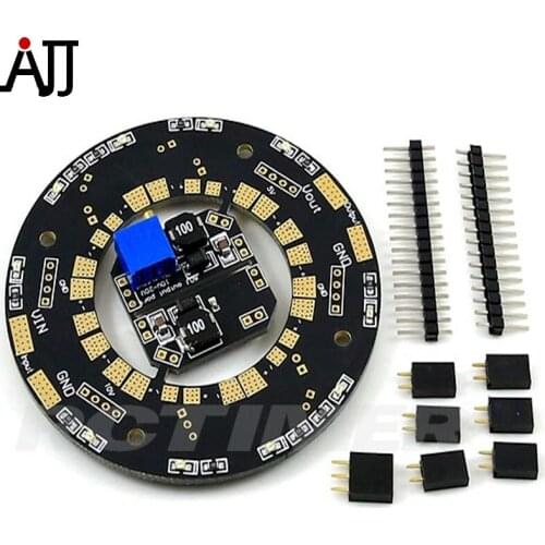 RCTIMER Power Distribution Board with Double BEC PD08-A for DIY FPV Quadcopter