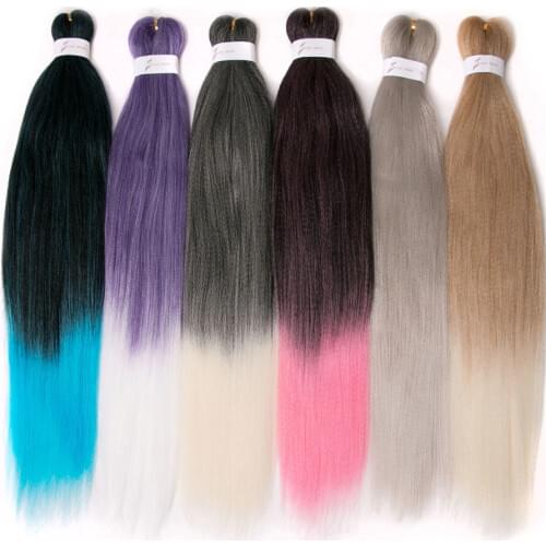 Braiding Hair Crochet 26 inch Jumbo Braids 100g/piece Synthetic Ombre Heat Resistant Fiber Hair Extensions braids Pink,Blonde