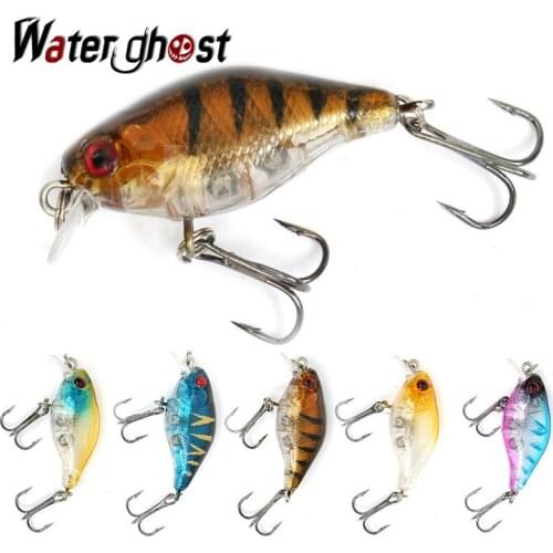 Luya Bait Plastic Simulation Hard Bait Chubby 4CM/4.4g Swing Freshwater Fishing Sea Fishing Tackle Bait fishing tackle