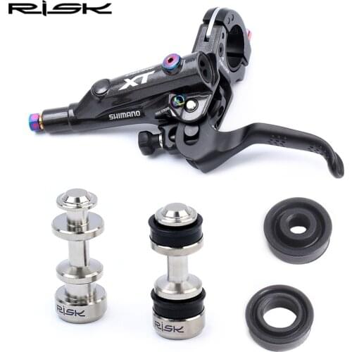 RISK Titanium MTB Bike Bicycle Brake Lever Piston for Shimano XT M8000 M7000 SLX M785 Disc Brake Piston Rod Repair Part