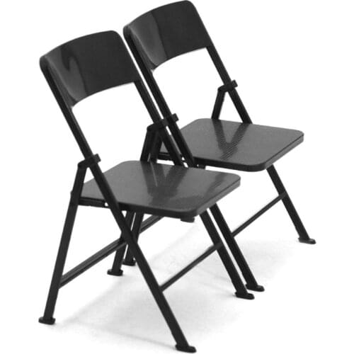1:6 Scale Chair Display for 12" Action Figure Miniature Dollhouse Accessories Fun Folding Chair