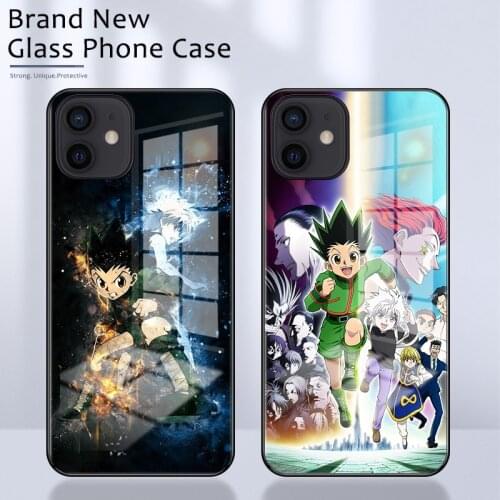 Kurapika Scarlet Eyes HxH glass phone case shell for iPhone 6s 7 8 x xr xs 11 11Pro 12 mini 12pro 12ProMax TPU cover