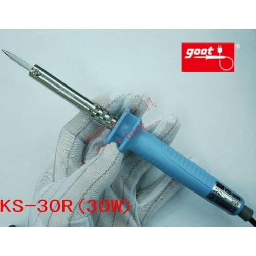 Japan GOOT Repair Tools KS-30R Rapid Thermal Durable Electric Soldering Iron Input 220V Power 28W